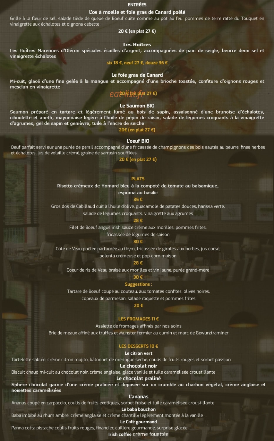 La Villa Castellino — carte page 1