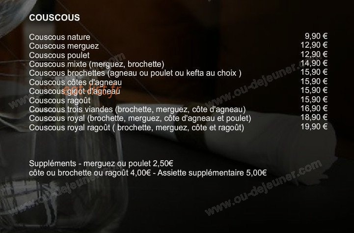 Le Sésame — carte page 3