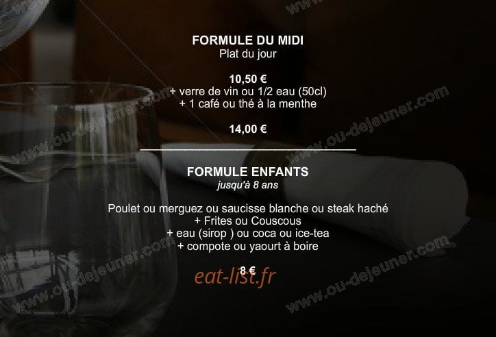 Le Sésame — carte page 6