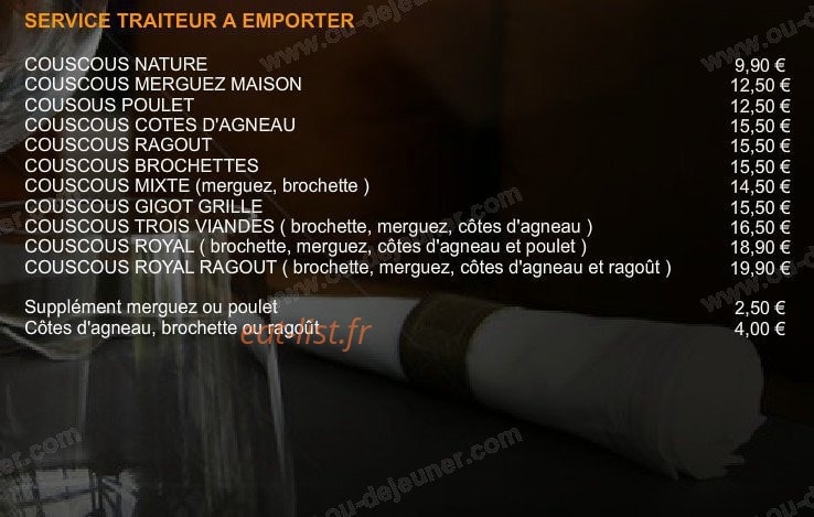 Le Sésame — carte page 7