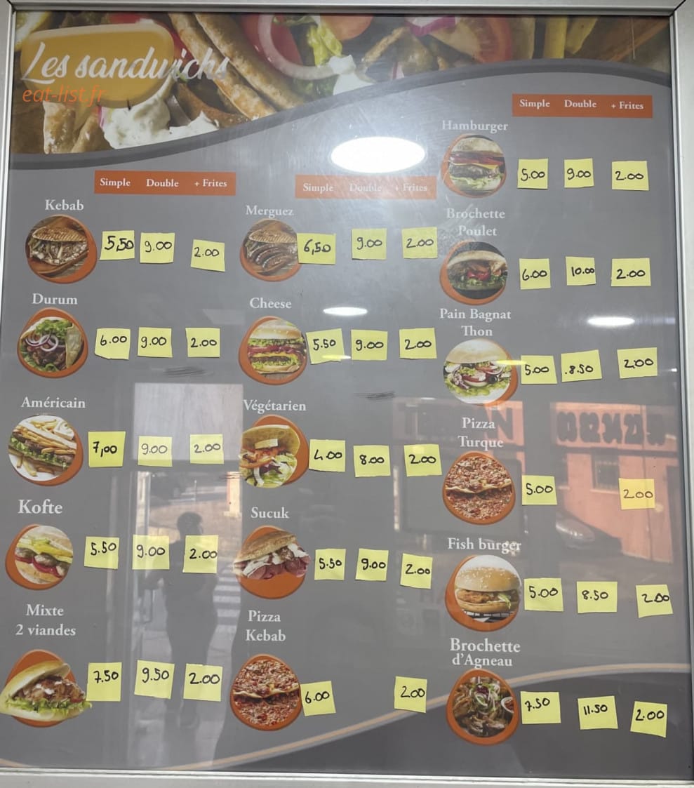 Snack Tercan — carte page 1
