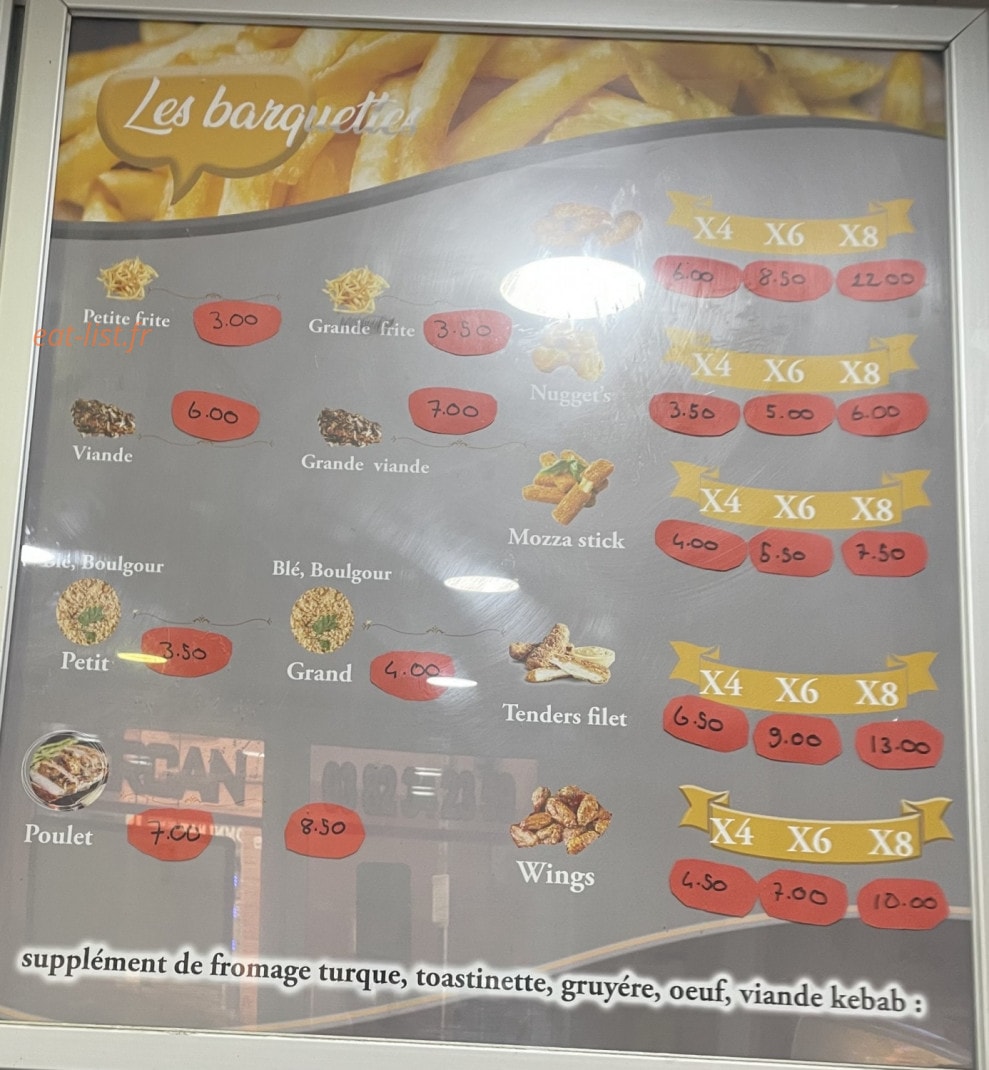 Snack Tercan — carte page 2