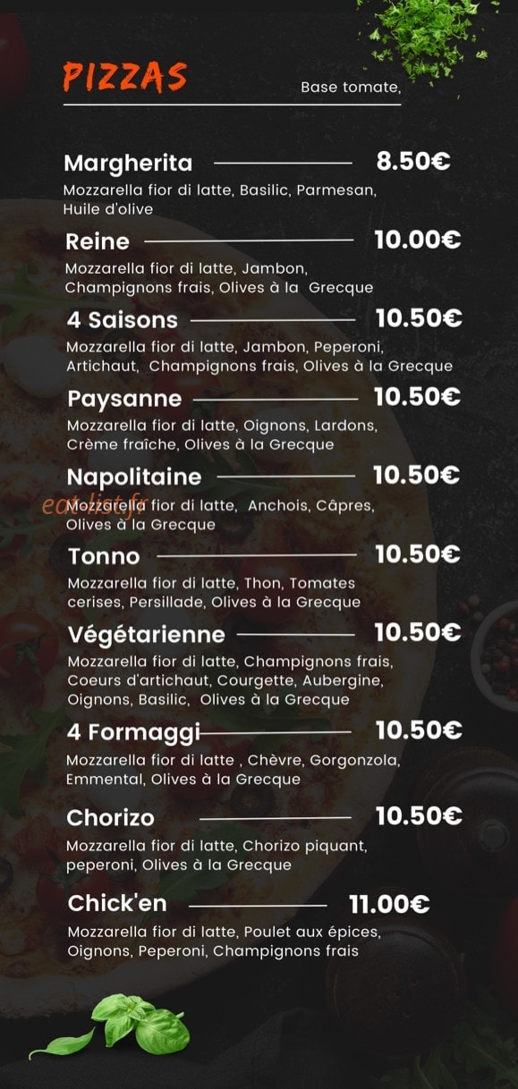 Chez Mika — carte page 2