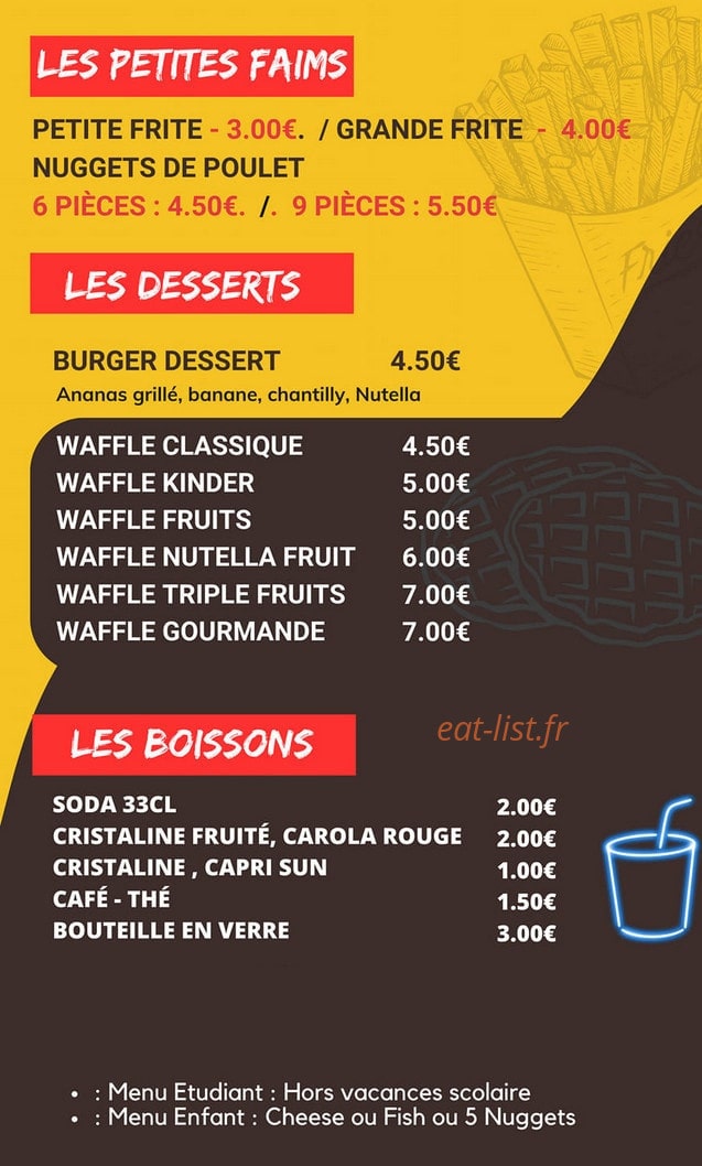 Chez Pimes — carte page 4
