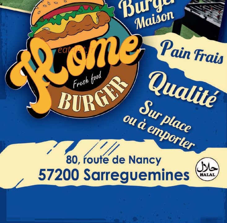 Home Burger — carte page 1