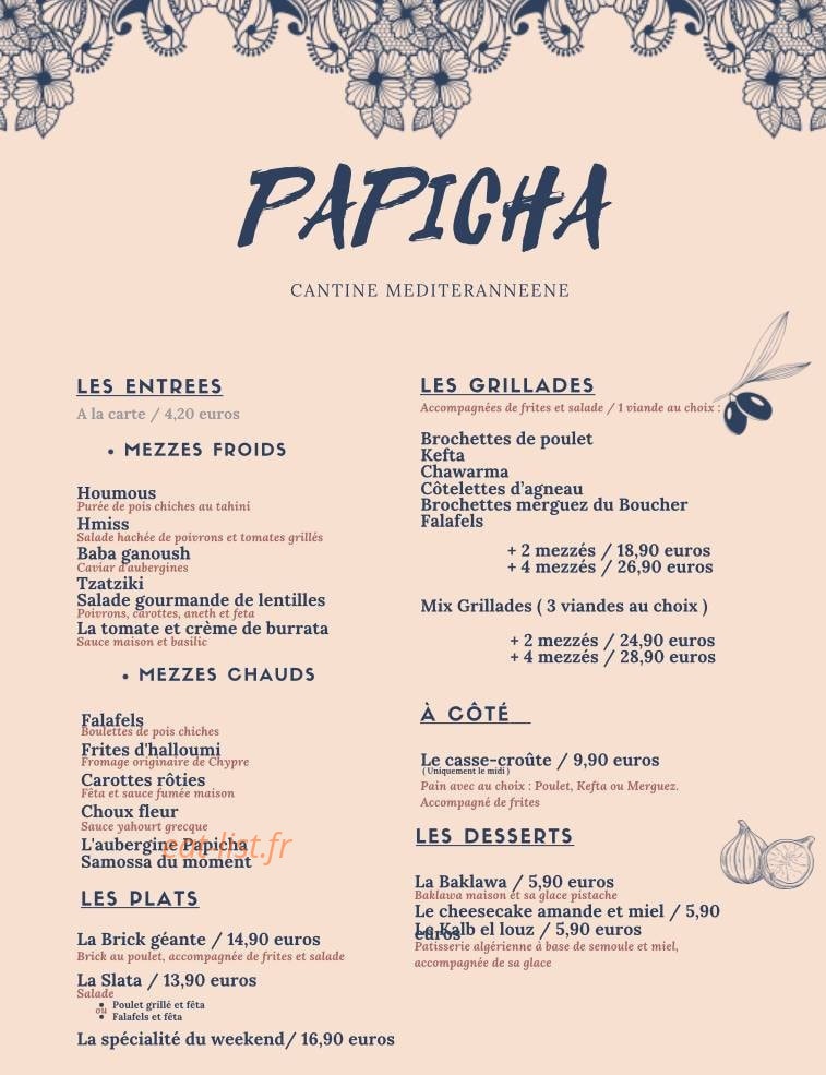 Papicha — carte page 1