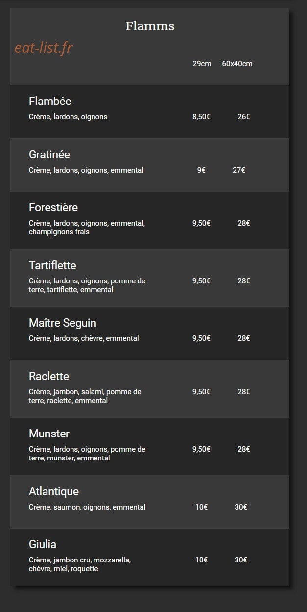 Pizza don camillo — carte page 4