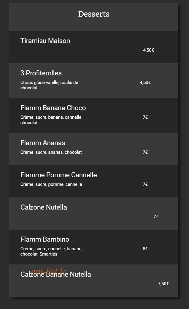 Pizza don camillo — carte page 9