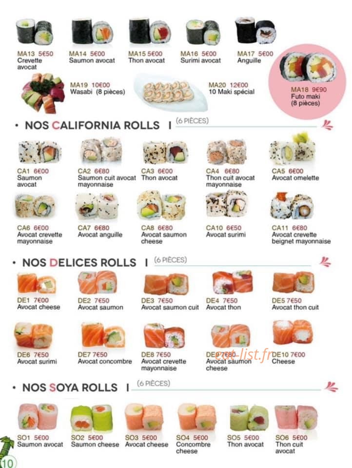 Wasabi Bambou 2 — carte page 4