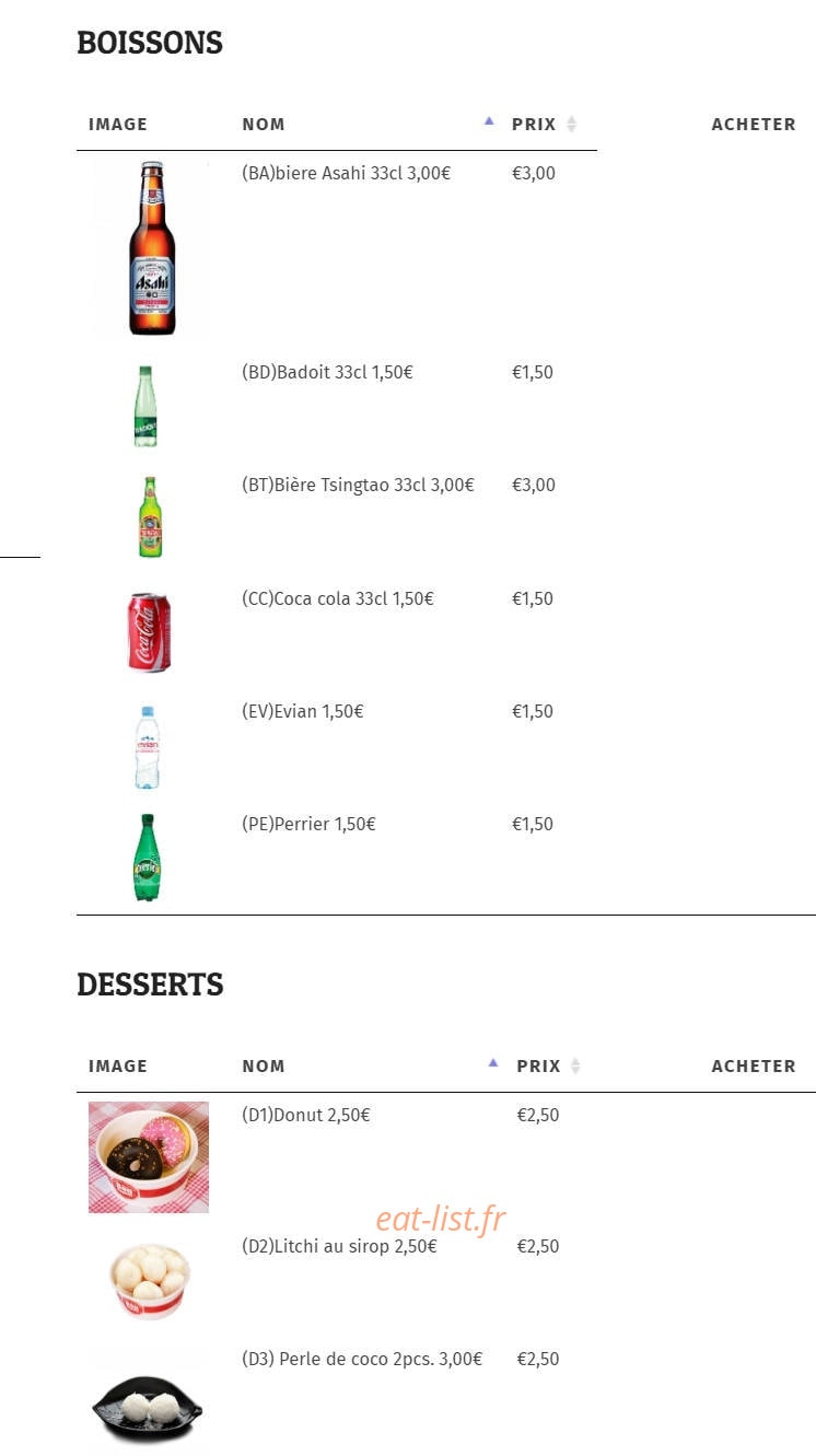 Mosella buffet — carte page 6