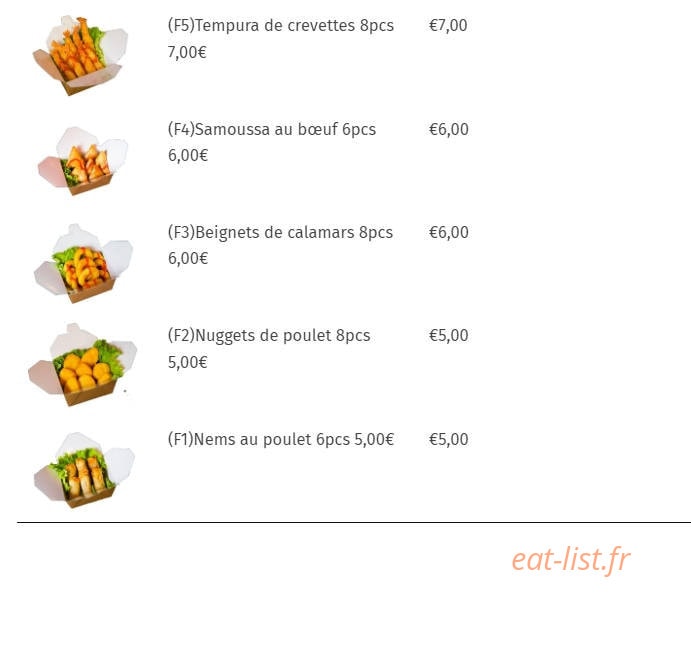 Mosella buffet — carte page 3