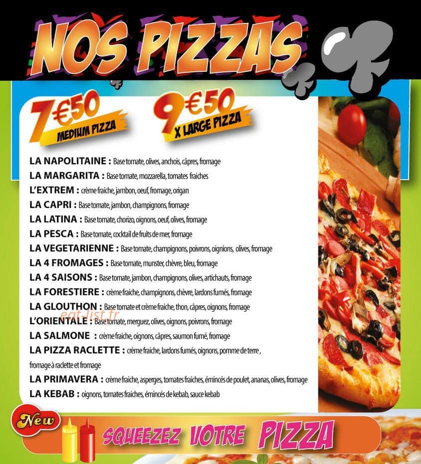 Joe pizza — carte page 3