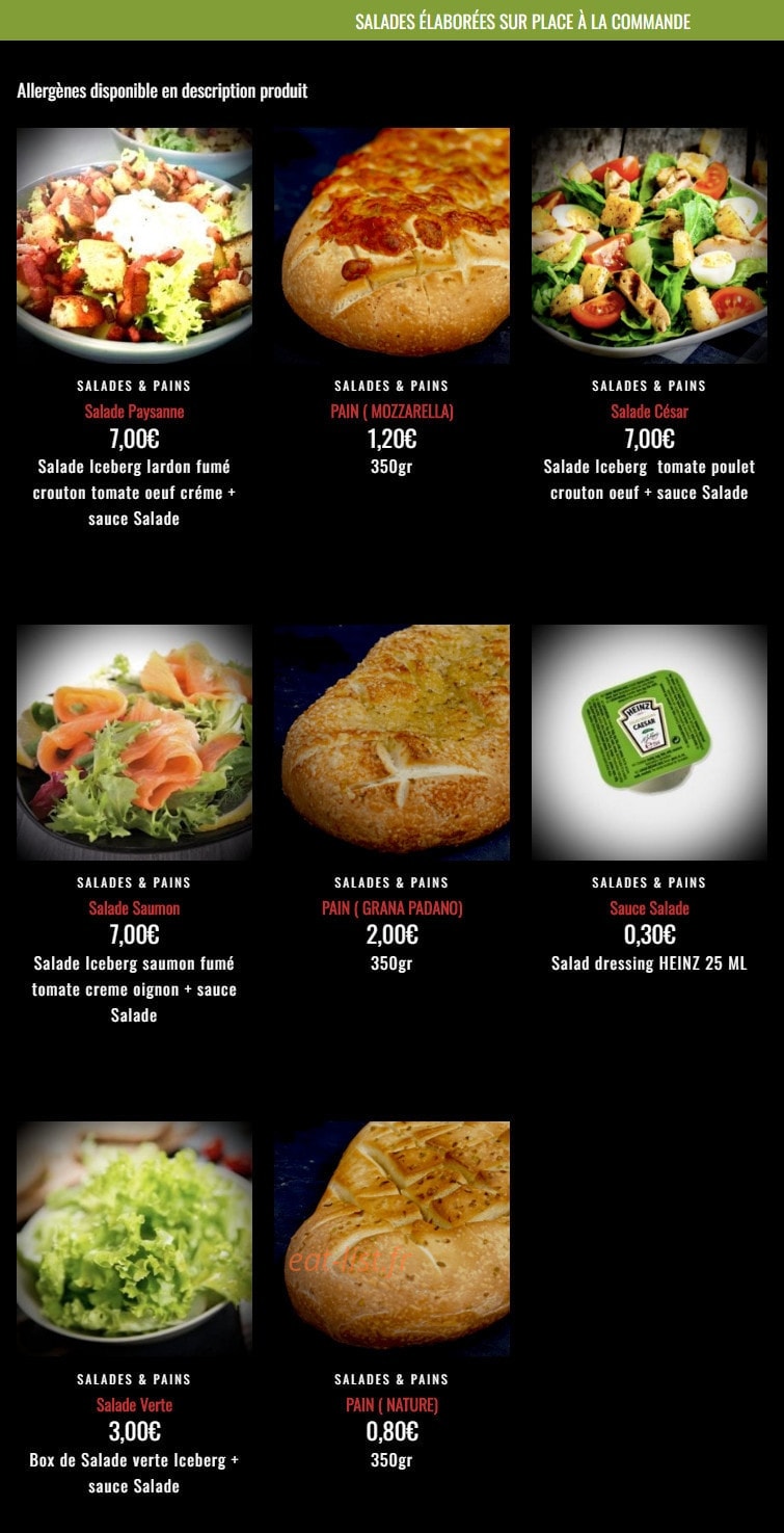 All Pizza & Pasta — carte page 4