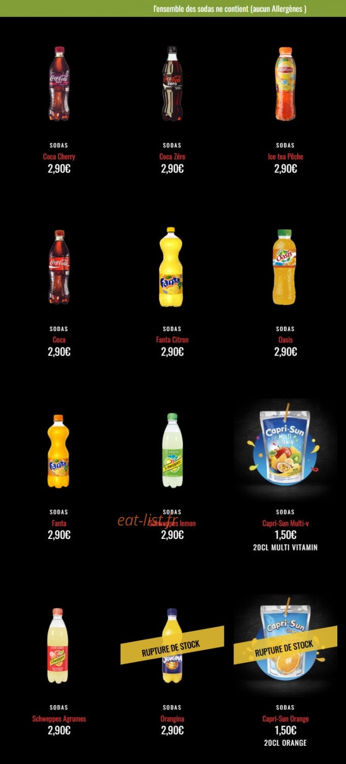 All Pizza & Pasta — carte page 6