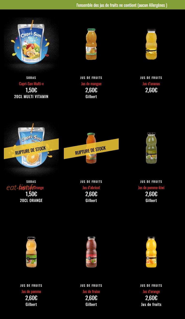 All Pizza & Pasta — carte page 7