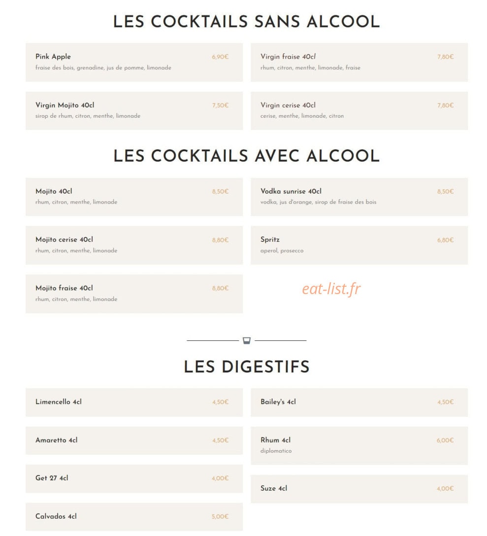 La Crêp'Rit — carte page 10