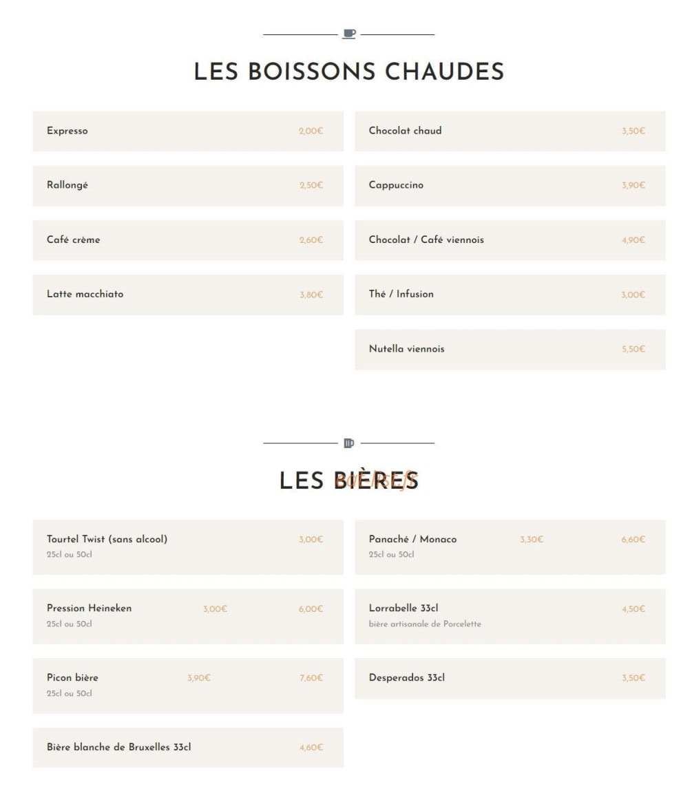 La Crêp'Rit — carte page 8