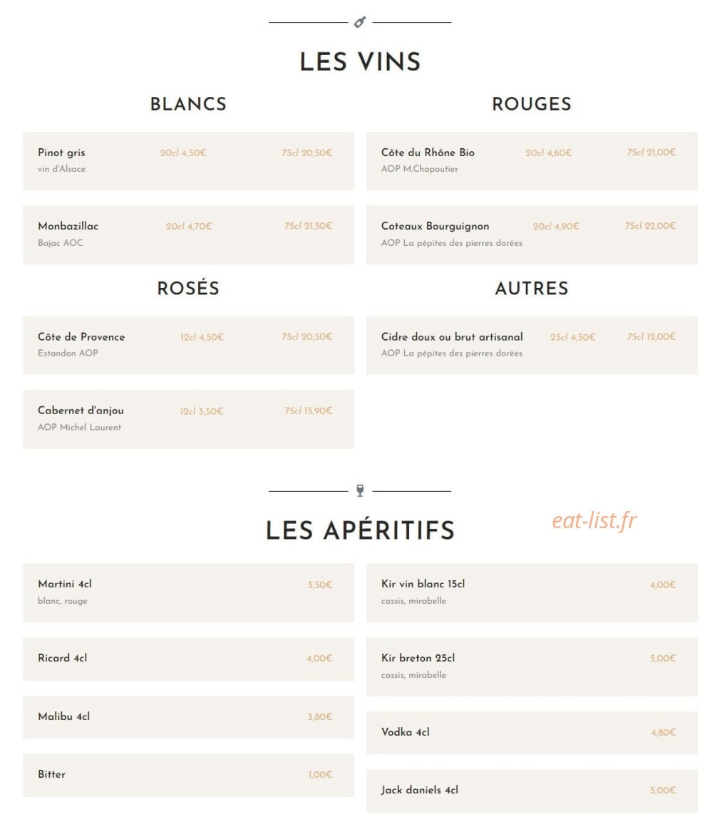 La Crêp'Rit — carte page 9