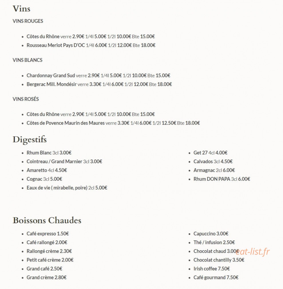 Le Six — carte page 6