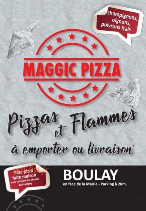 Maggic Pizza — carte page 1