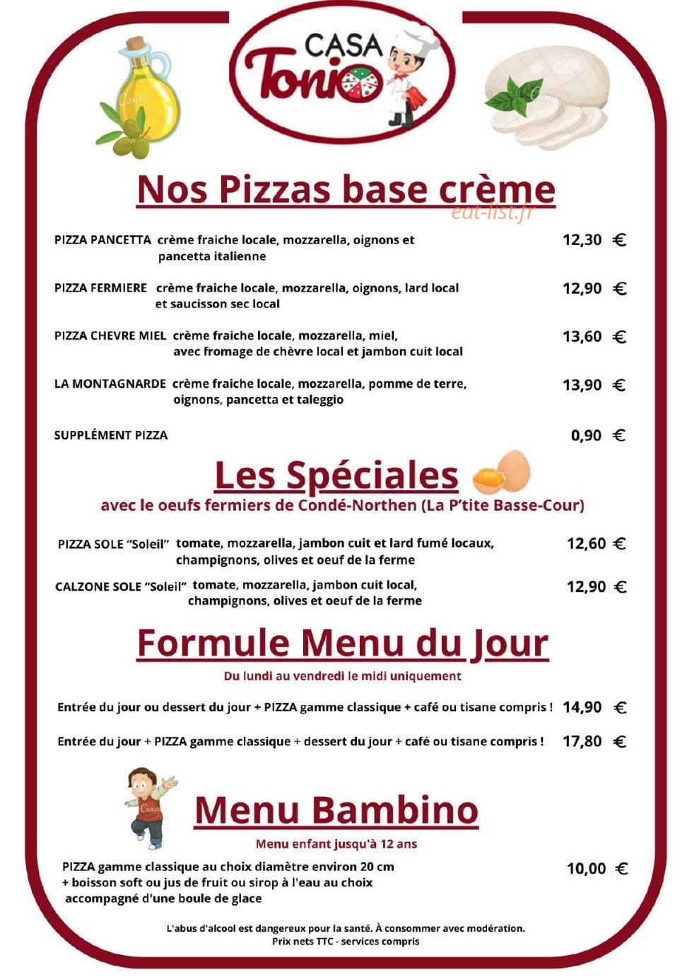 Casa Tonio — carte page 2