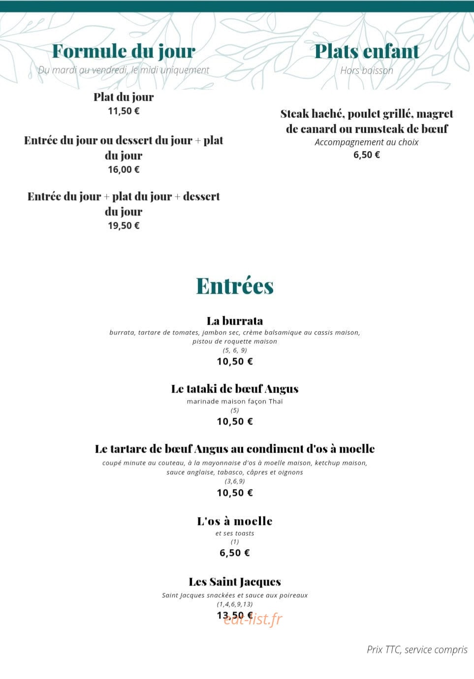 L’Effet Boeuf — carte page 1