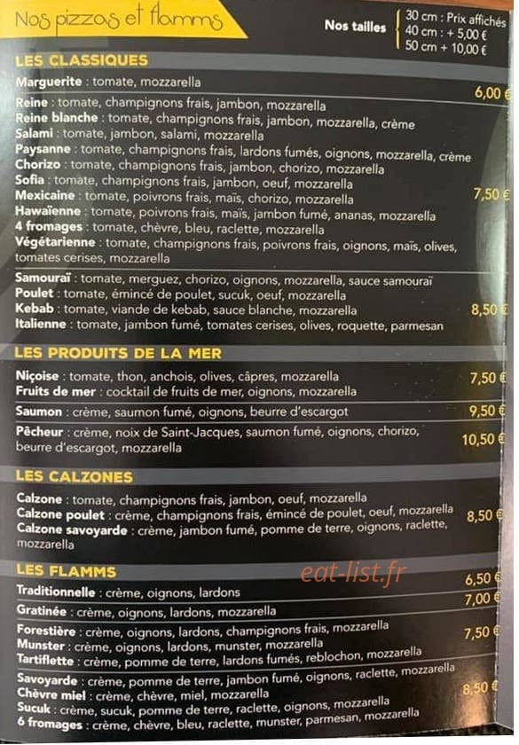 El Paradiso — carte page 1