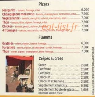 Tasty Food — carte page 4