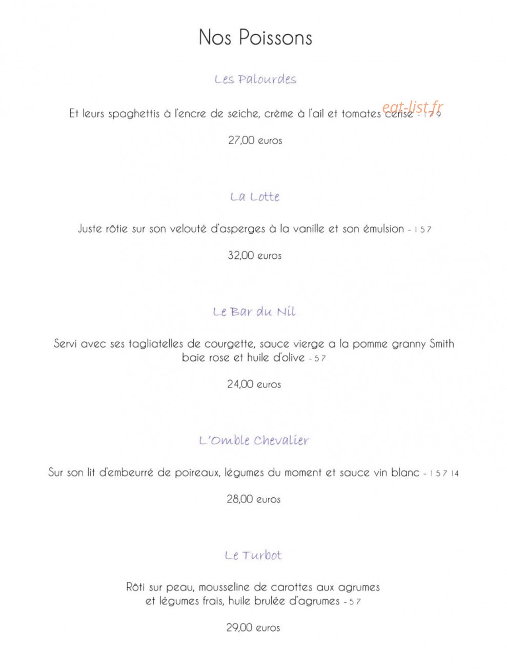 La Terrasse — carte page 2