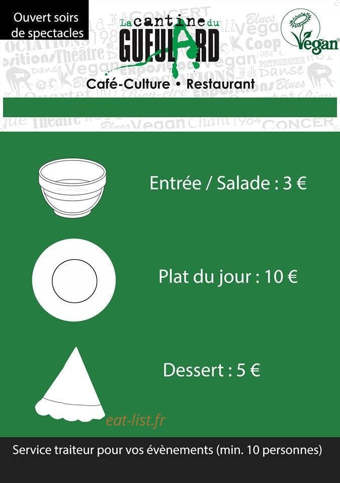 Le gueulard — carte page 1