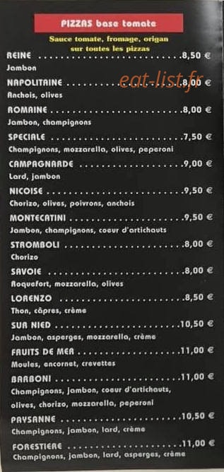 Kebab De Peltre — carte page 2