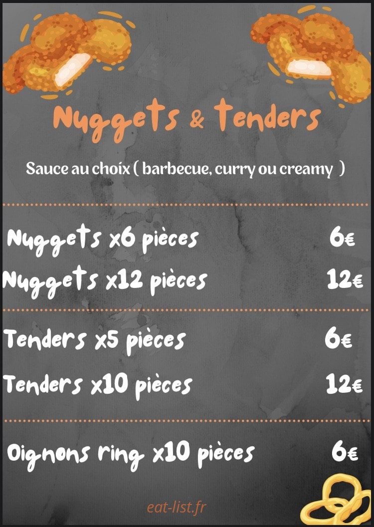 L'instant gourmand — carte page 3