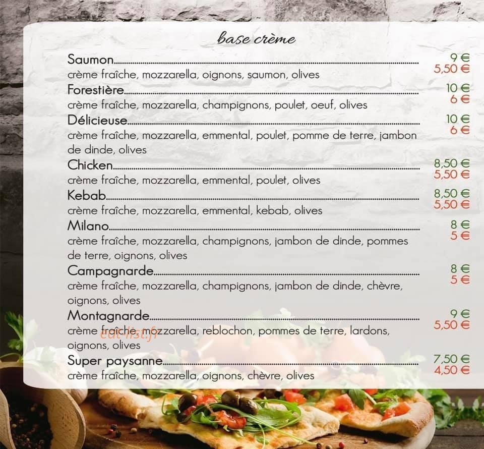 Salam Pizza — carte page 2