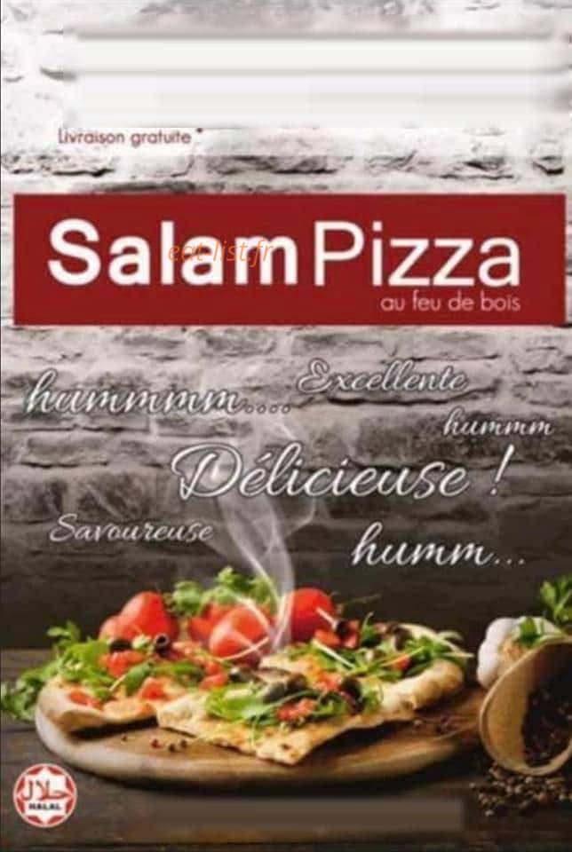 Salam Pizza — carte page 1