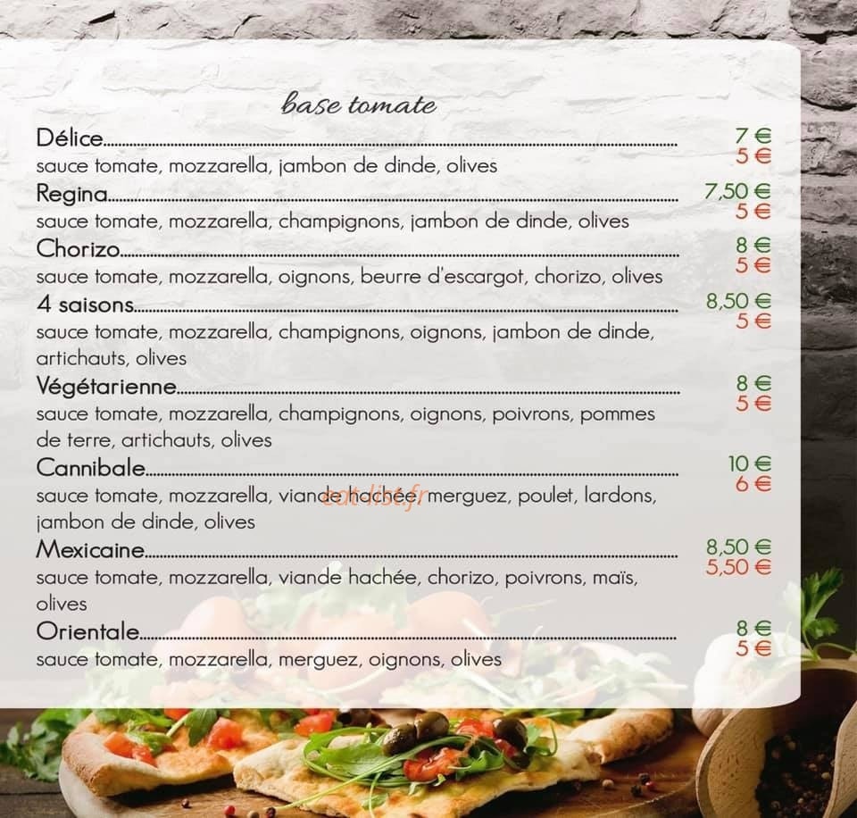 Salam Pizza — carte page 3