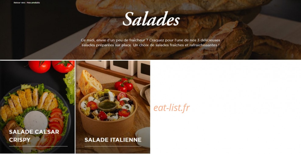 Boulangerie Marie Blachère — carte page 15