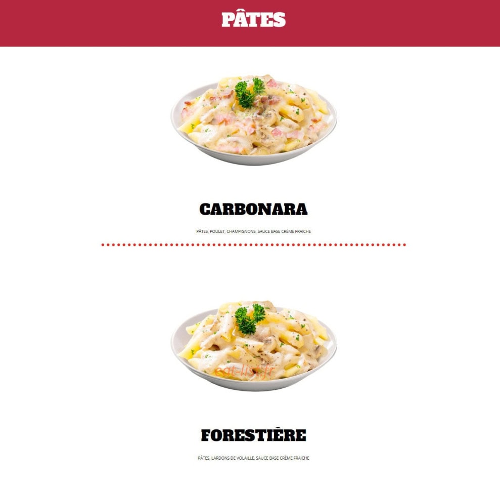 Factory Eat — carte page 9
