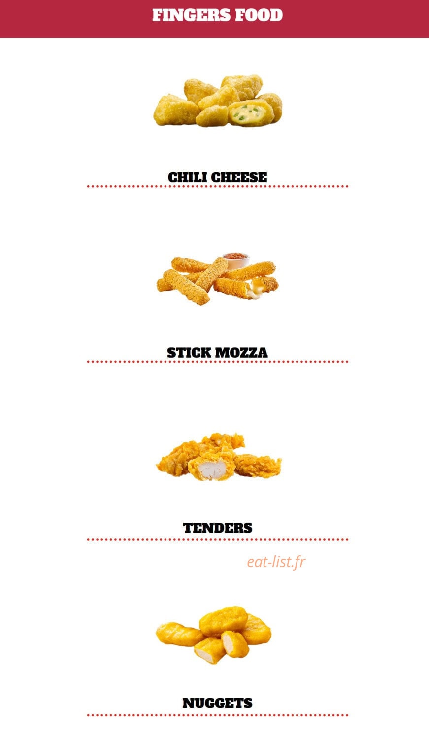 Factory Eat — carte page 11