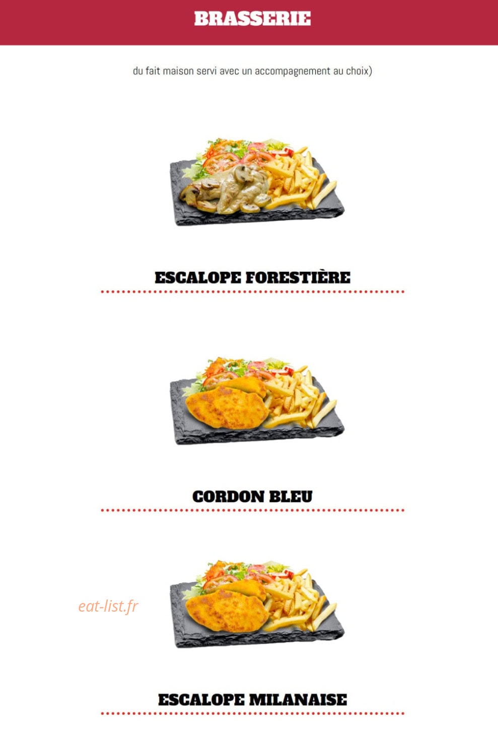 Factory Eat — carte page 10