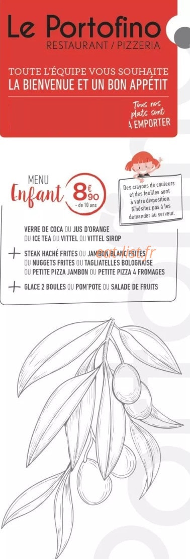 Le Portofino — carte page 1