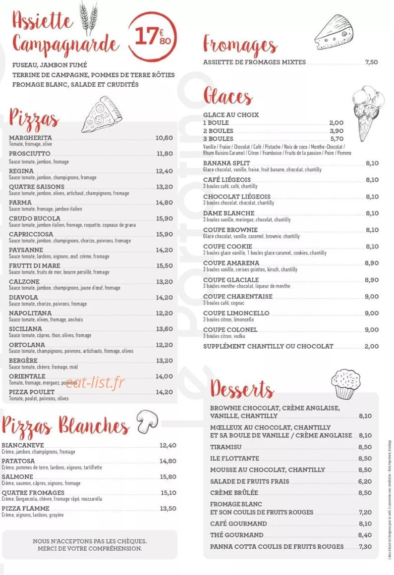 Le Portofino — carte page 3