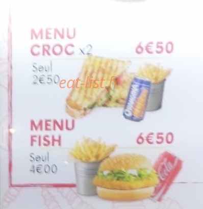 Snack De La Place — carte page 3