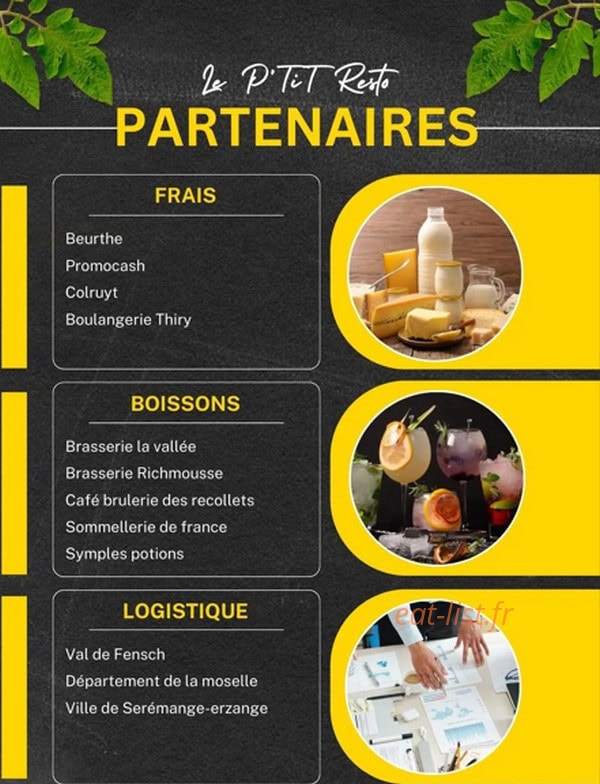 Le p'tit resto — carte page 4