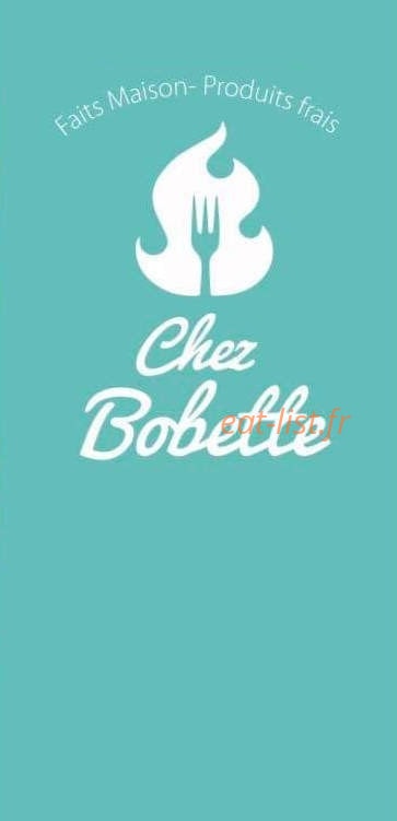 Chez Bobette — carte page 1