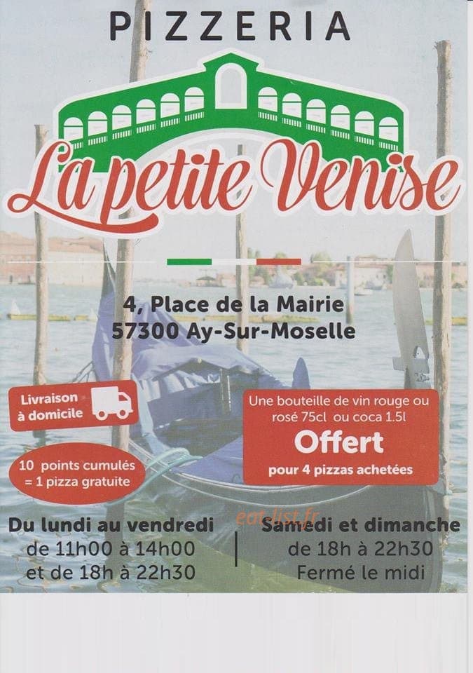 La petite venise — carte page 1