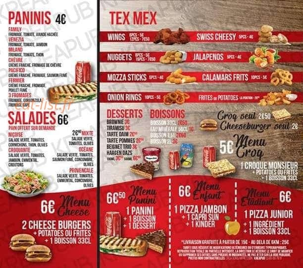 Pizza family — carte page 3