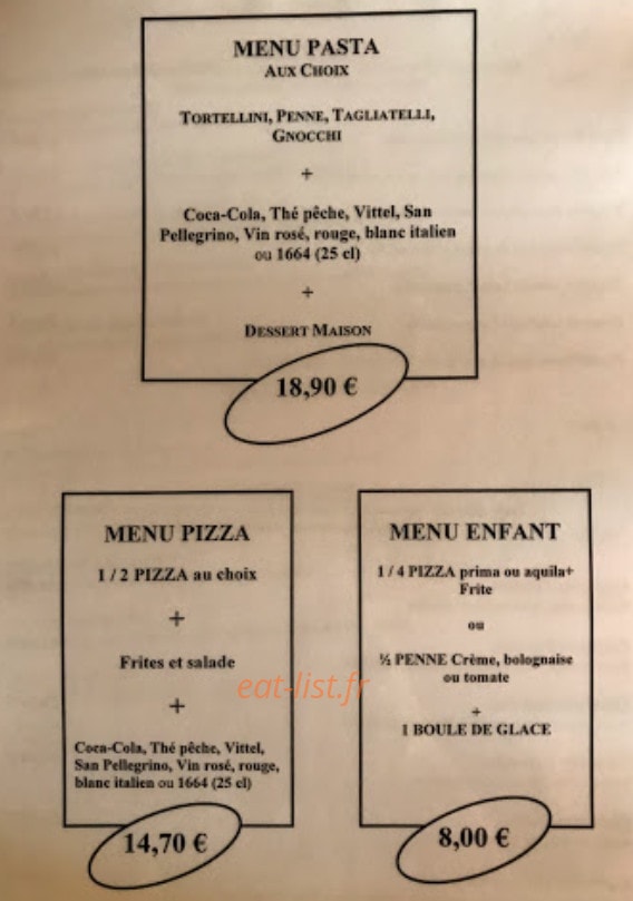 Pasta Mano — carte page 5