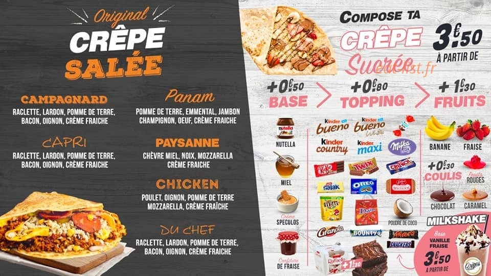 Tacos Burger — carte page 2