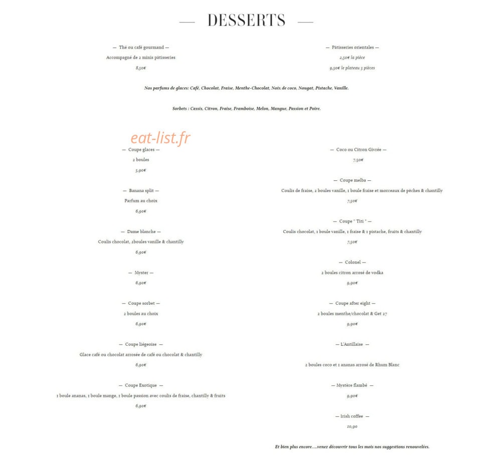 L'Oasis — carte page 3