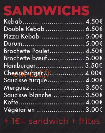 Red grill — carte page 3